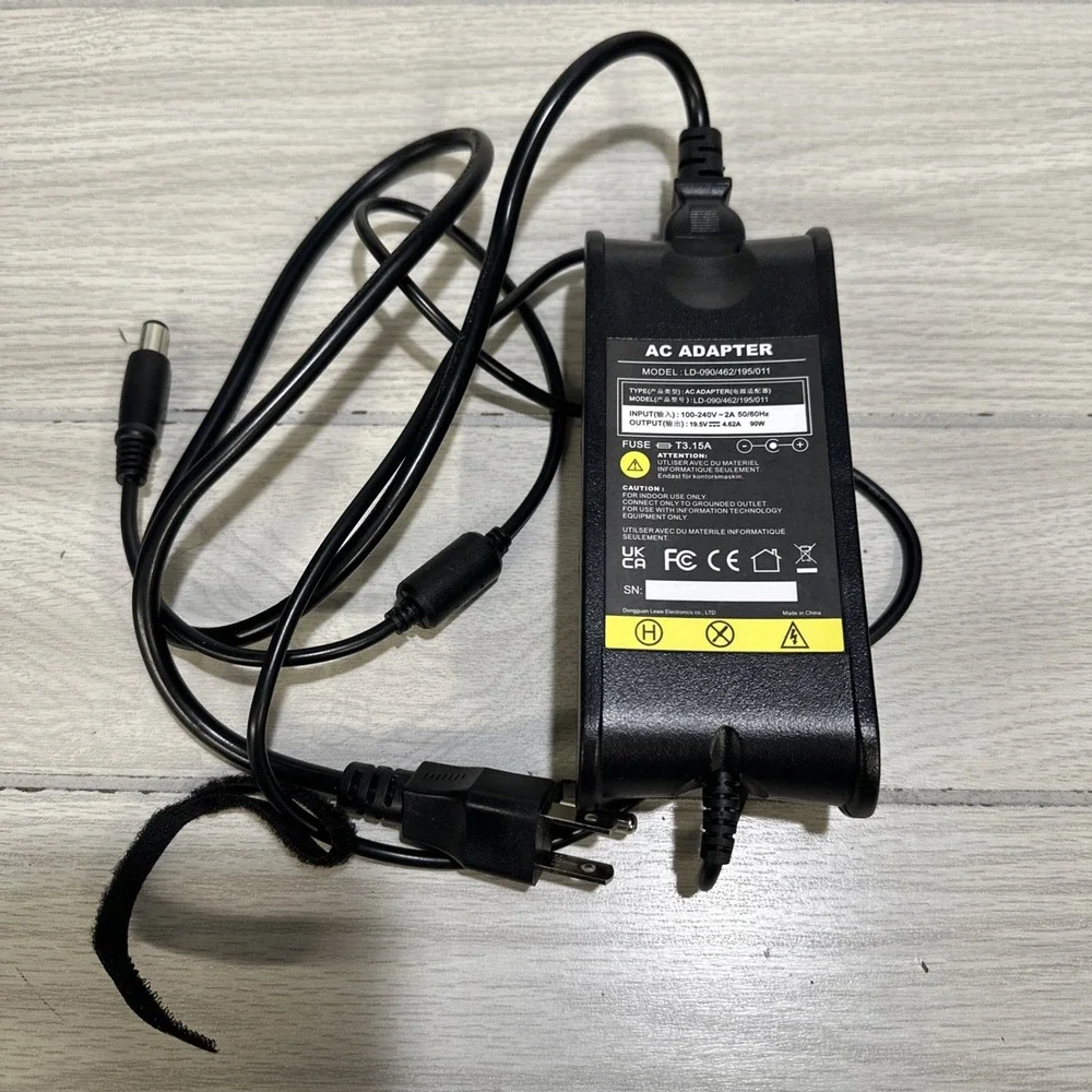 AC Adapter LD-090/462/195/002 Power‎ Supply Charger Dell Replacement